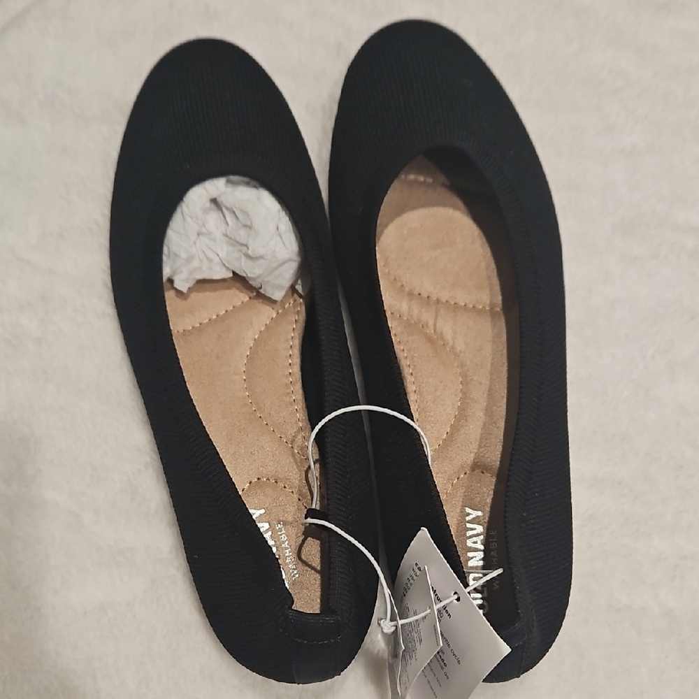 Old Navy Women's Black Ballet Flats